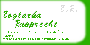 boglarka rupprecht business card
